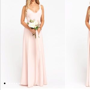 Jenn Maxi Dress Dusty Blush Crisp XS